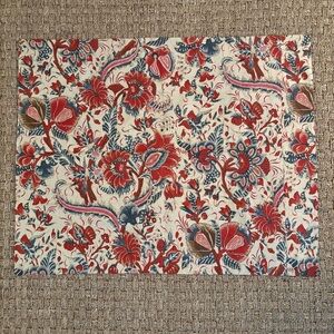 Pottery Barn Cotton Linen blend Jordan Palampore Standard Pillow Sham Jacobean